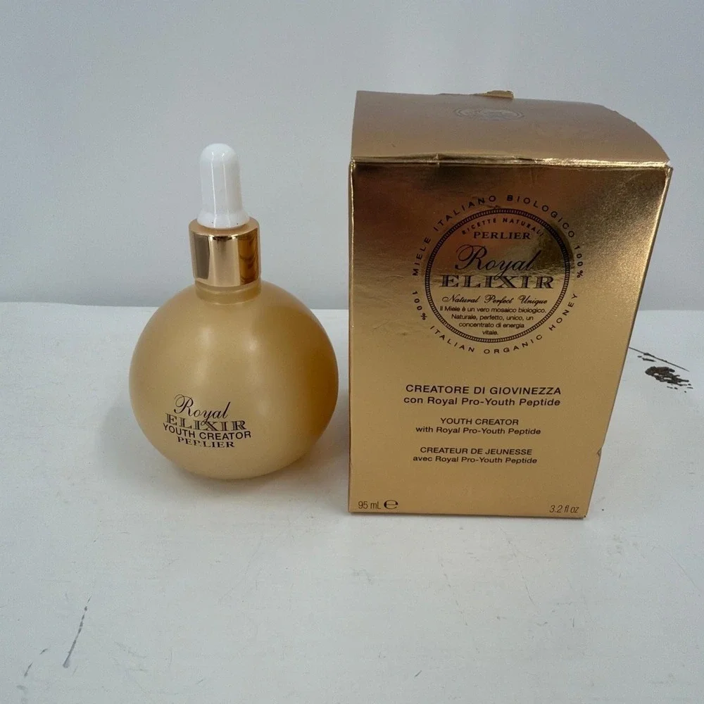 Perlier Royal Elixir Youth Creator Serum 95mL 3.2oz Royal Jelly Italy Anti Aging